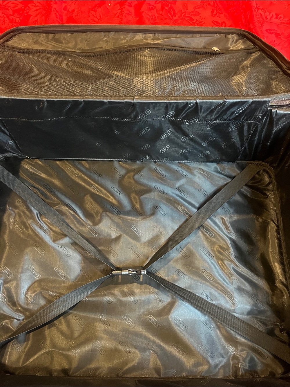 Coach Signature Canvas Carry-On in Brown and Tan - Picture 15 of 16